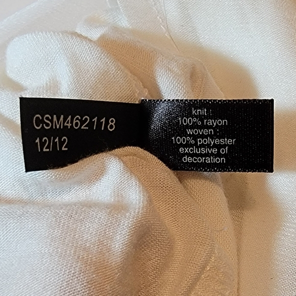 β€οΈβπ₯$8~ The Limited Sleeveless Blouse With Lace Inserts & Chiffon Tie, X - Picture 4 of 5